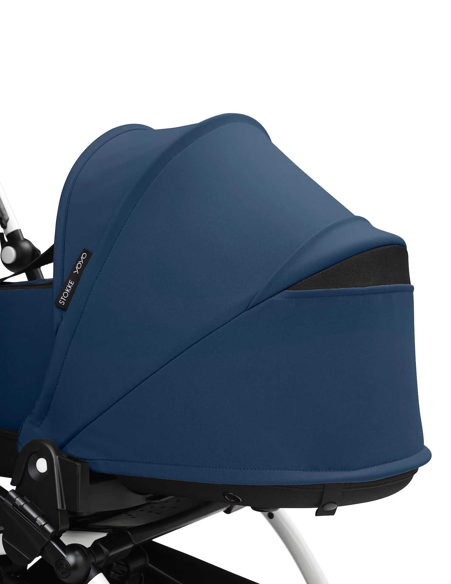 Stokke® YOYO³ Stroller - Compact Stroller Newborn Shell to Toddler Black/Air France - Image 4