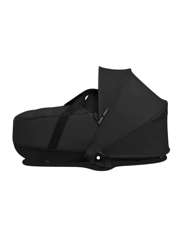 Stokke® YOYO³ Stroller - Compact Stroller Newborn Shell to Toddler Black/Black - Image 3