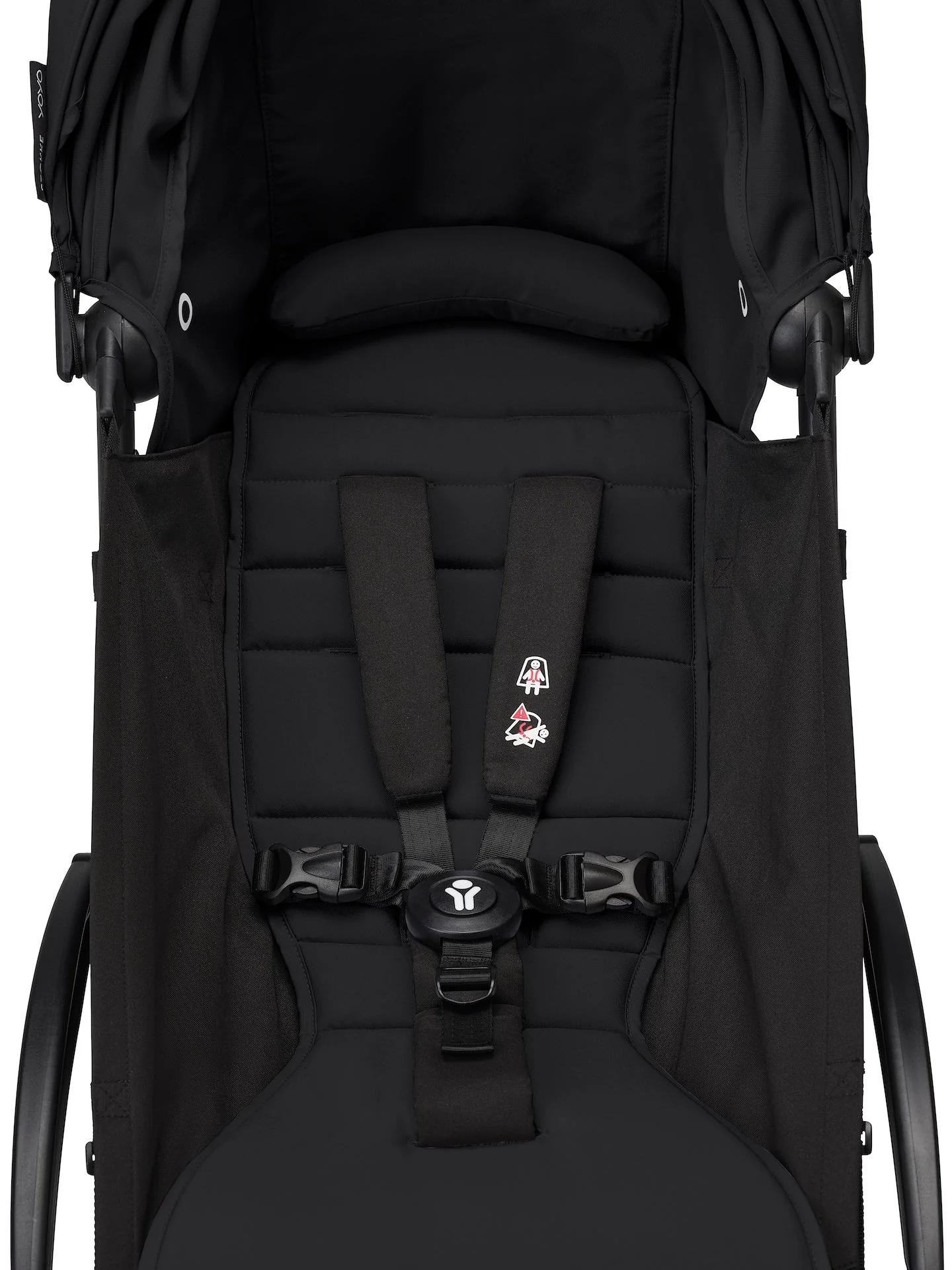 Stokke® YOYO³ stroller with newborn to toddler Black/Black - Image 10