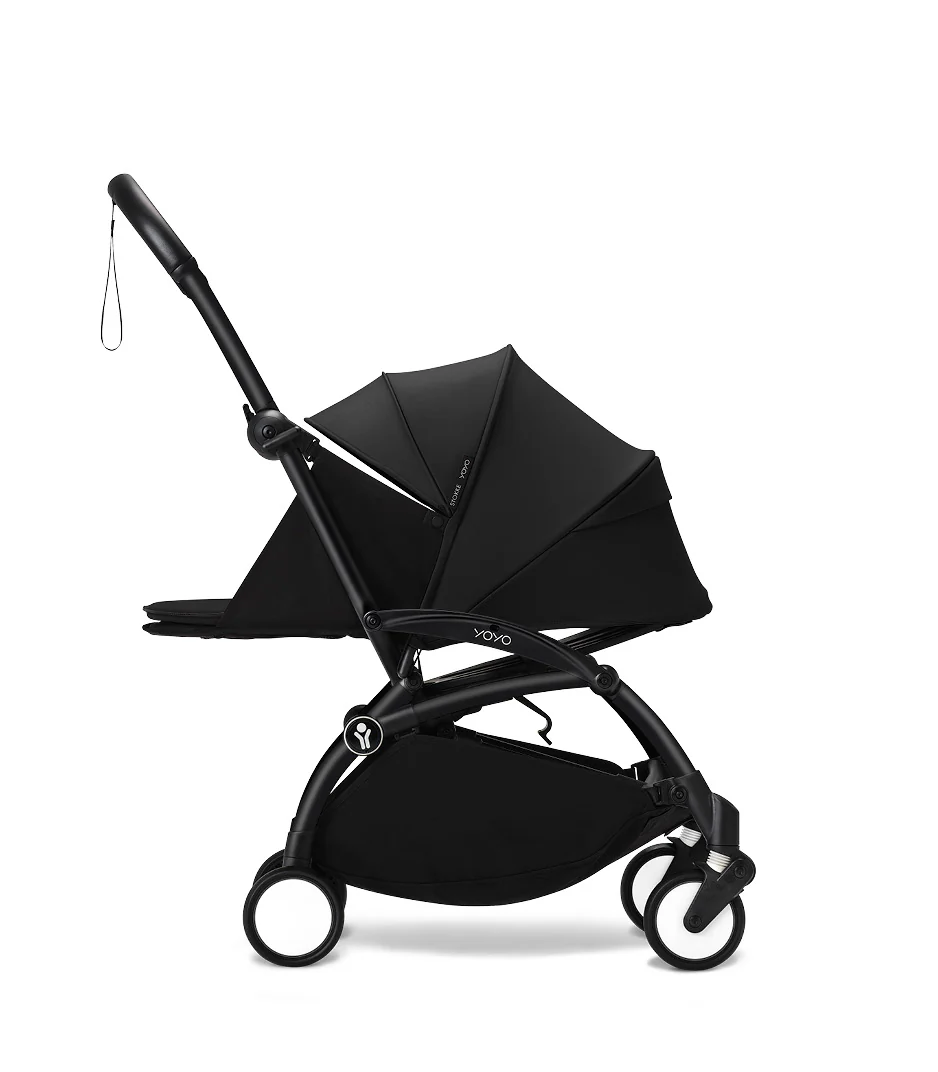 Stokke® YOYO³ stroller with newborn to toddler Black/Black - Image 4