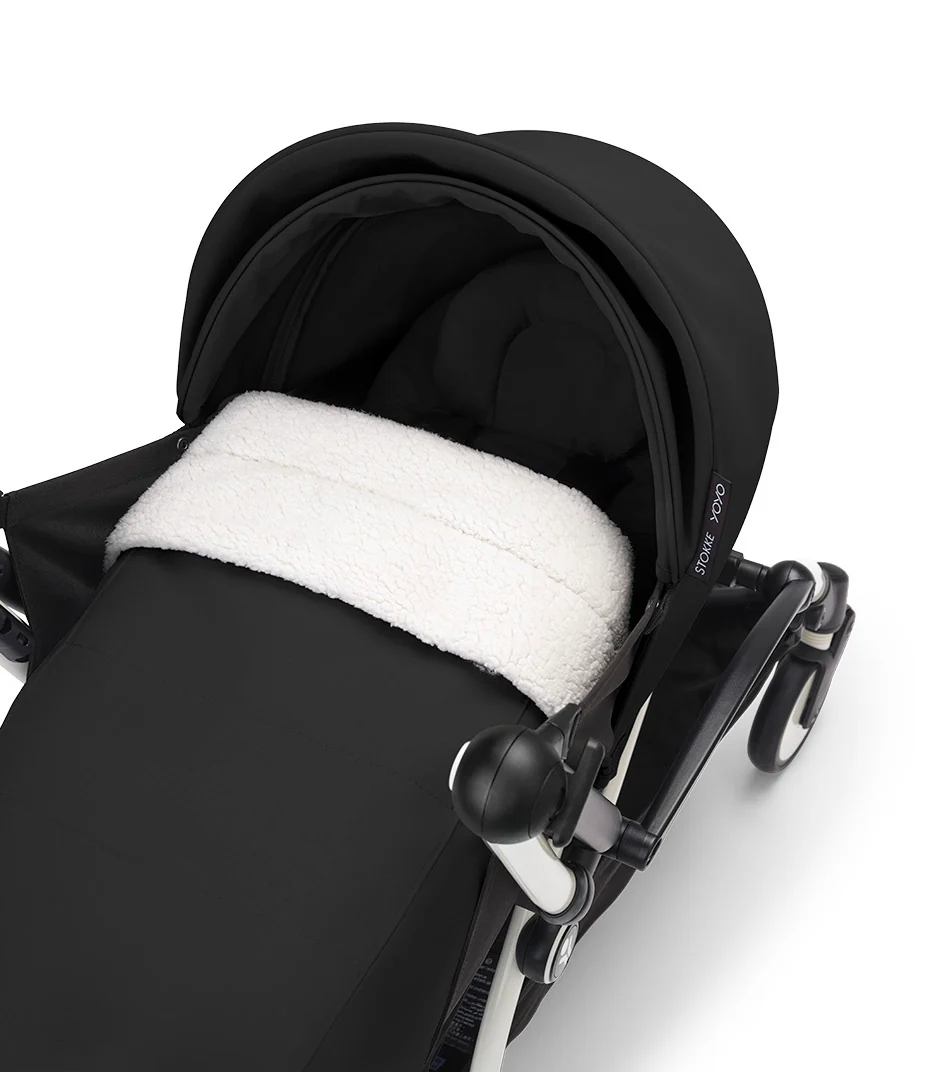Stokke® YOYO³ stroller with newborn to toddler Black/Black - Image 6
