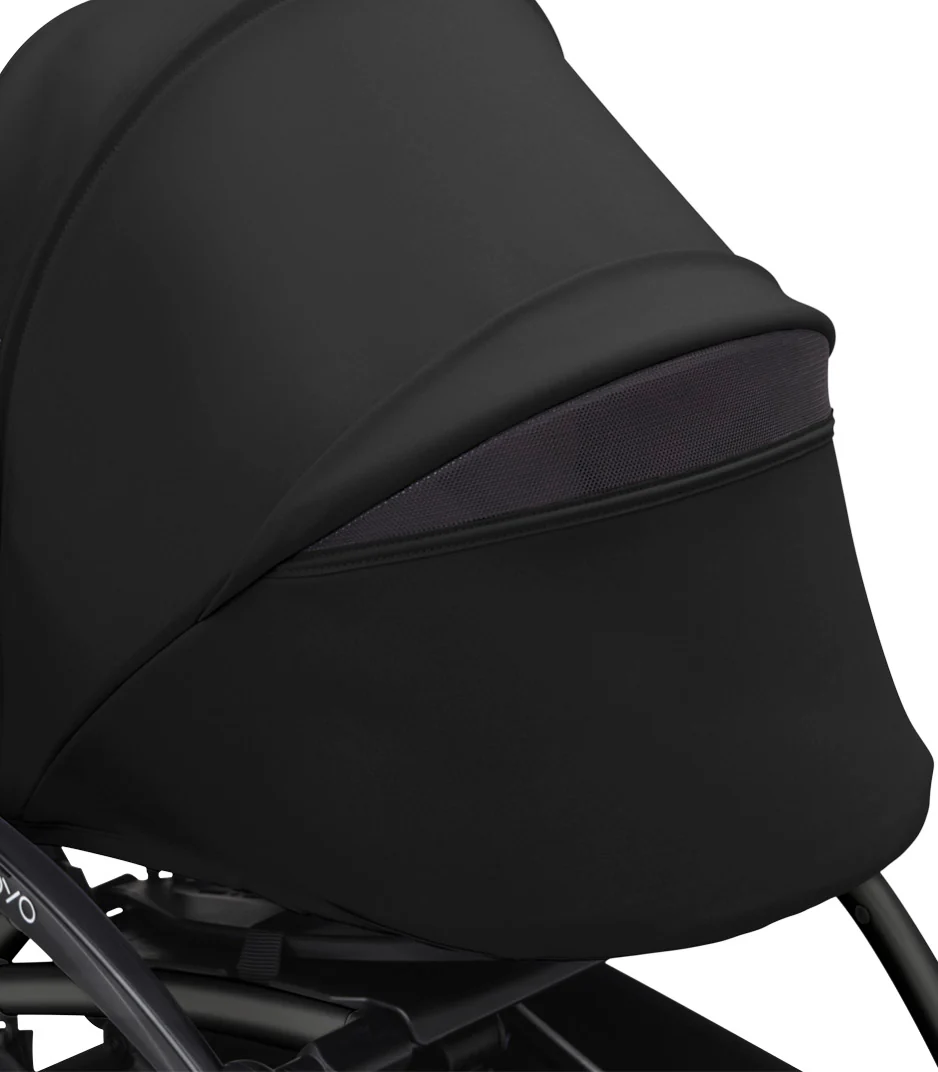 Stokke® YOYO³ stroller with newborn to toddler Black/Black - Image 7