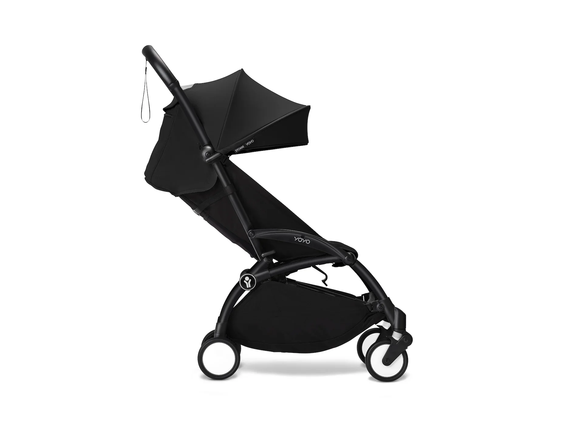 Stokke® YOYO³ stroller with newborn to toddler Black/Black - Image 9