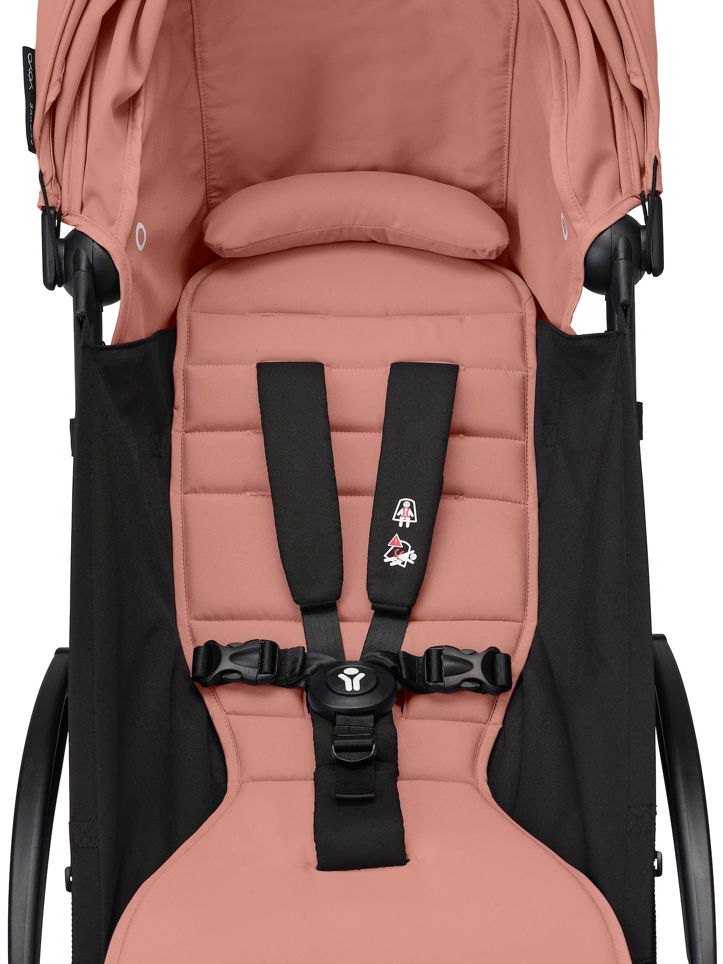 Stokke® YOYO³ stroller with newborn to toddler White/Ginger - Image 10