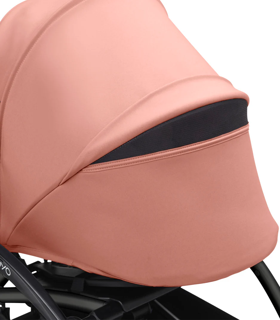 Stokke® YOYO³ stroller with newborn to toddler White/Ginger - Image 7