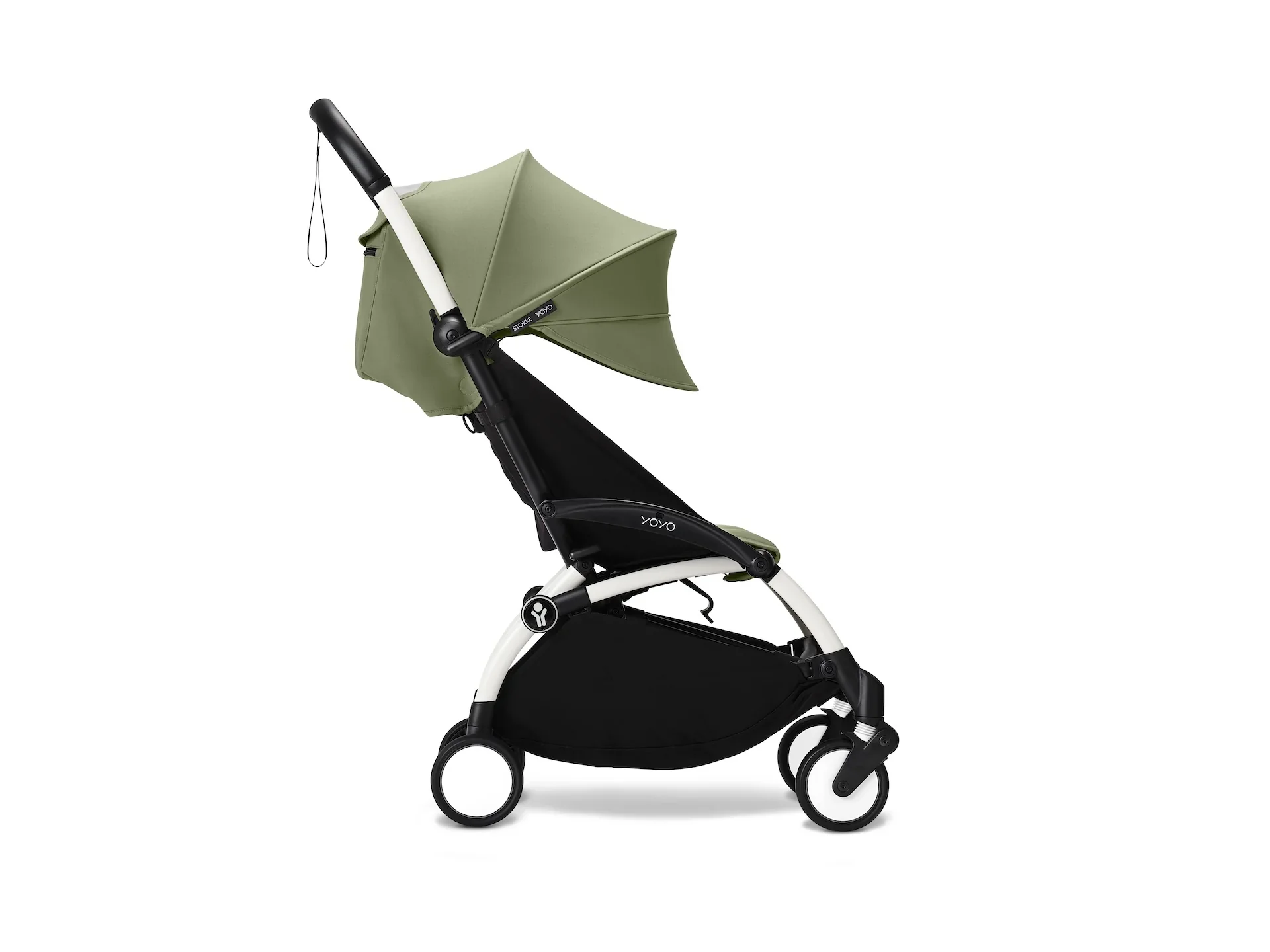 Stokke® YOYO³ stroller from 6 months White/Olive - Image 3