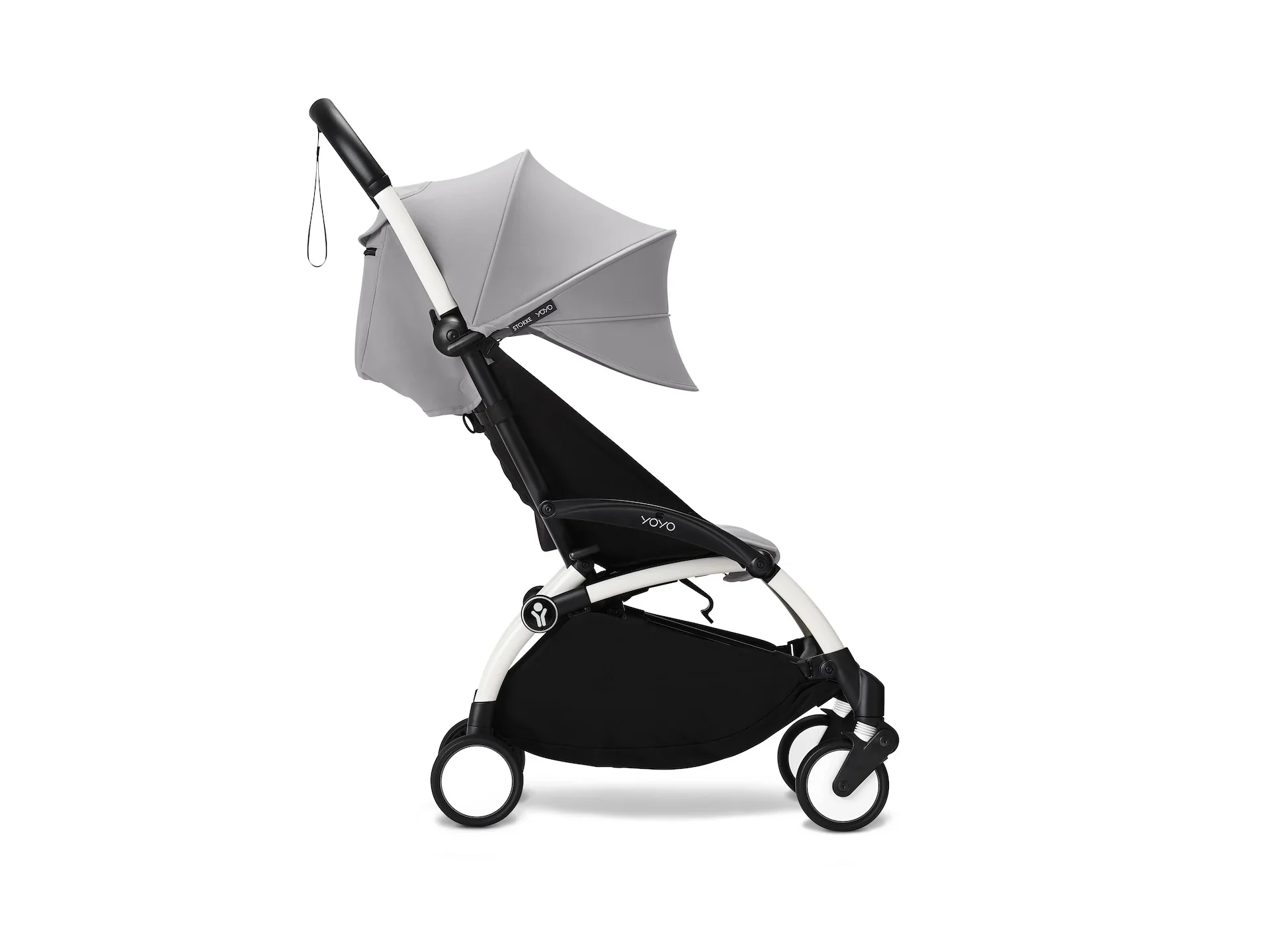 Stokke® YOYO³ stroller from 6 months White/Stone - Image 3
