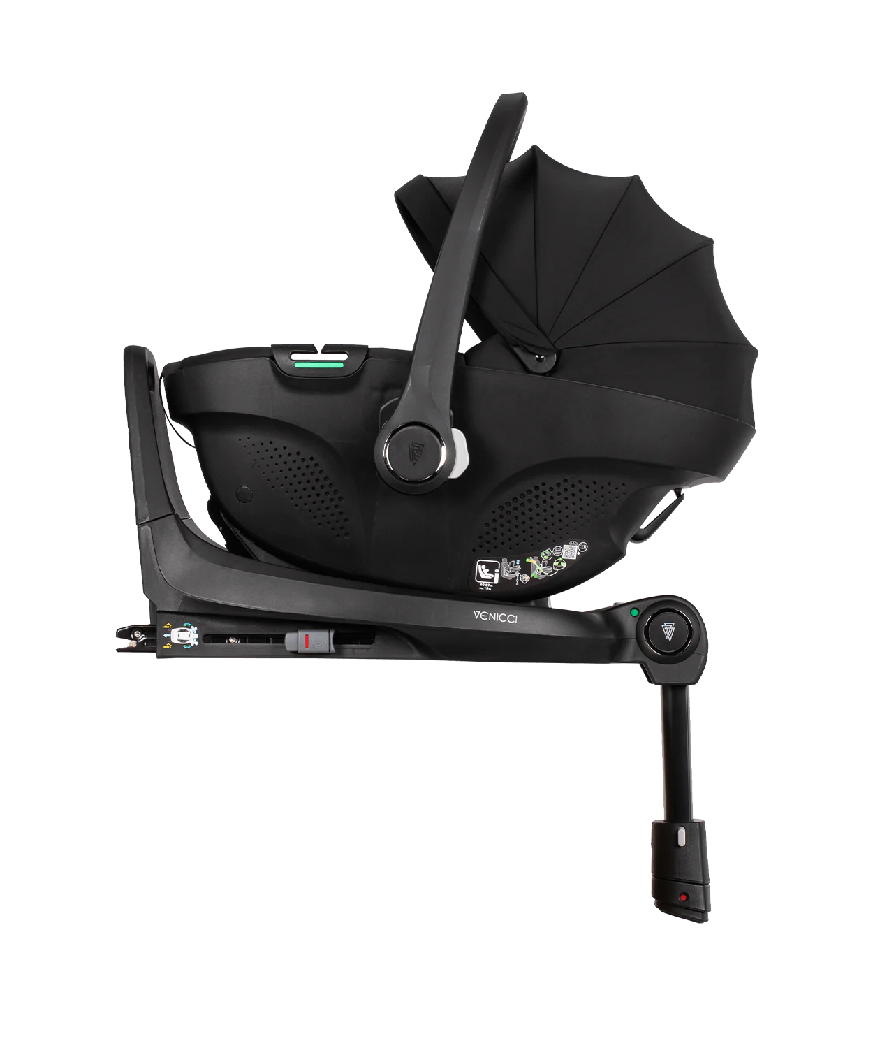 Venicci Tiago 360 I-Size Isofix Car Seat in Black - Safe and Stylish Isofix Car Seat - Image 3